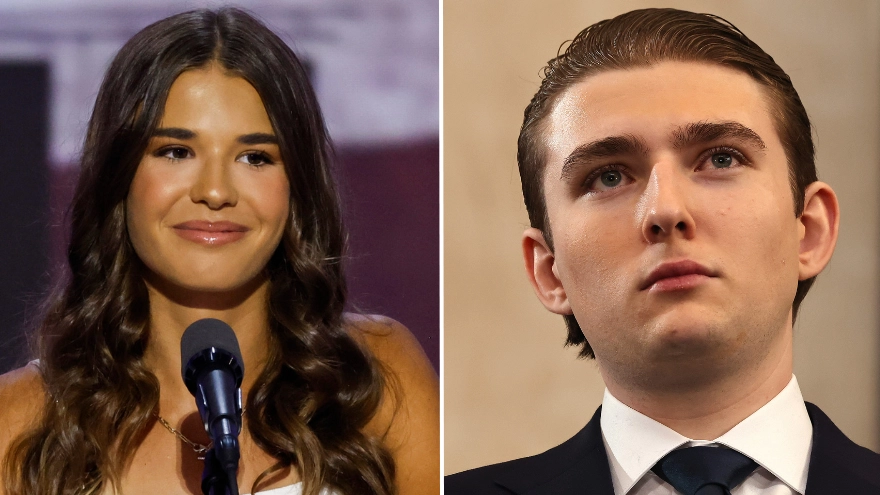 Surprising age gap between Trump’s son Barron and granddaughter Kai has people seriously baffled