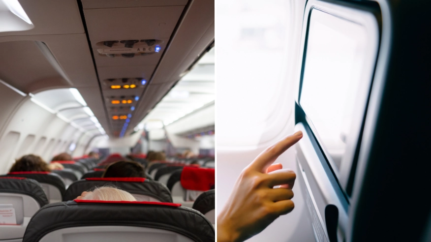 Plane passengers disturbed after X-rated movie plays on every screen