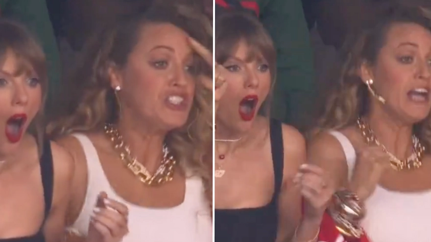 Blake Lively ‘caught swearing’ by cameras during Super Bowl leaving fans in stitches