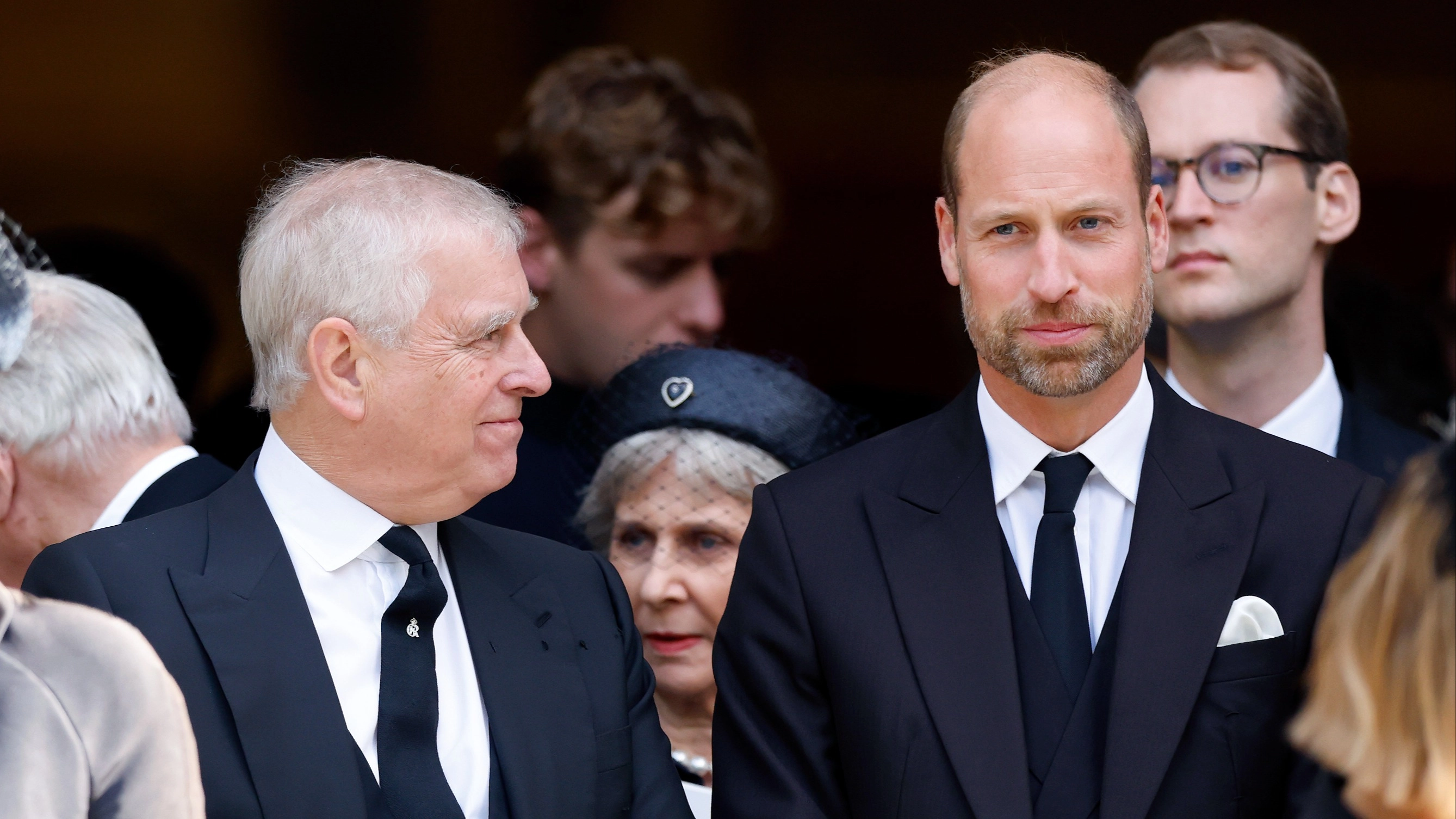 Lip reader ‘reveals’ what Prince Andrew said to Prince William during ‘awkward’ public moment at funeral