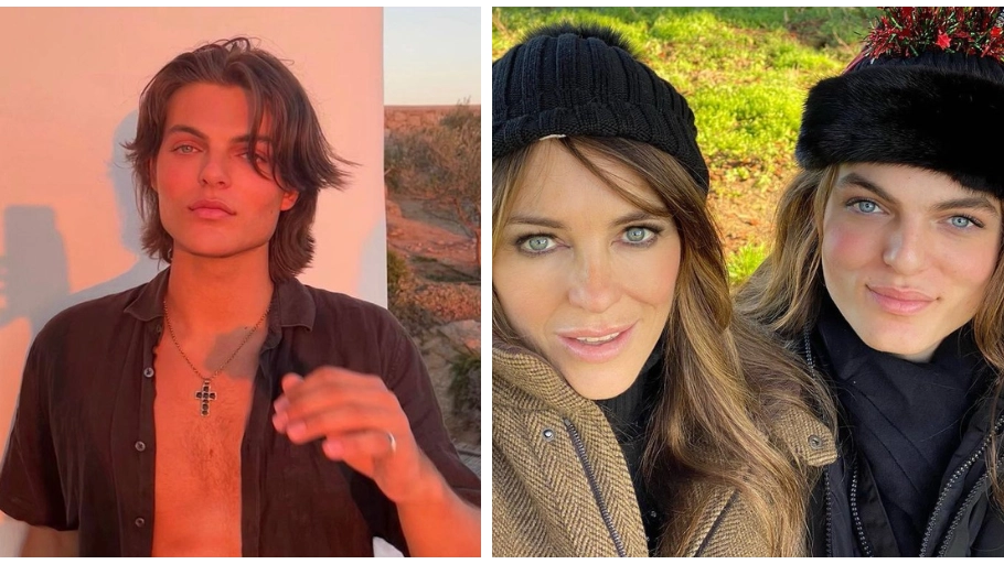 People cannot get over how much Liz Hurley’s son looks like her