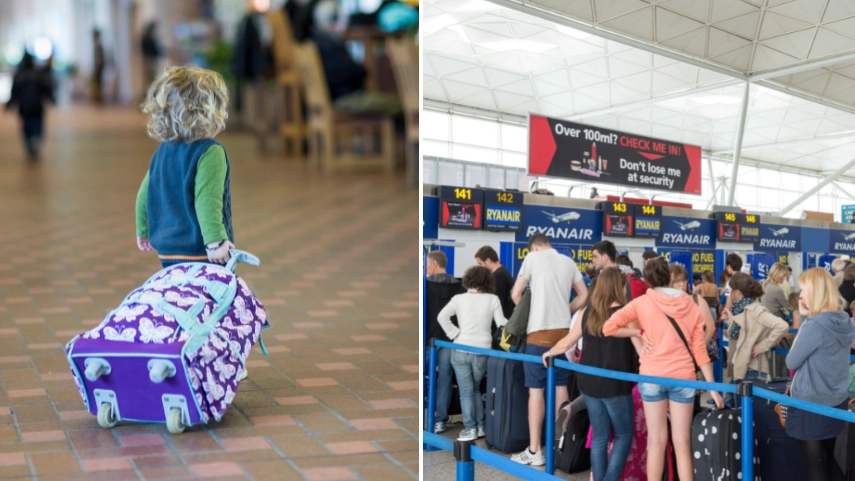 Couple leave baby behind at airport after being told they had to pay extra for him to fly