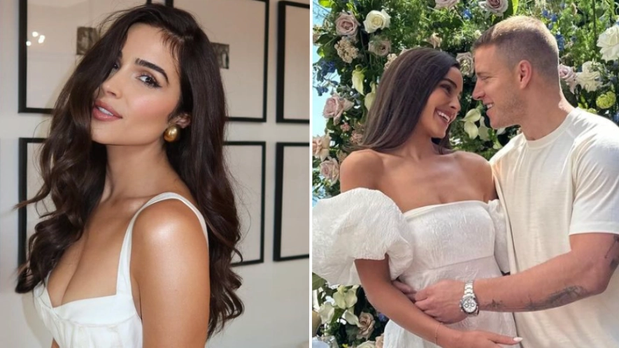 Olivia Culpo hits back after people criticise her for 'pick me' wedding look