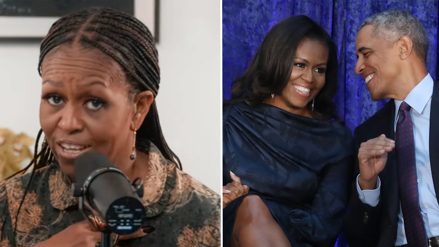 Michelle Obama makes dig at husband Barack as she reveals what marriage is really like
