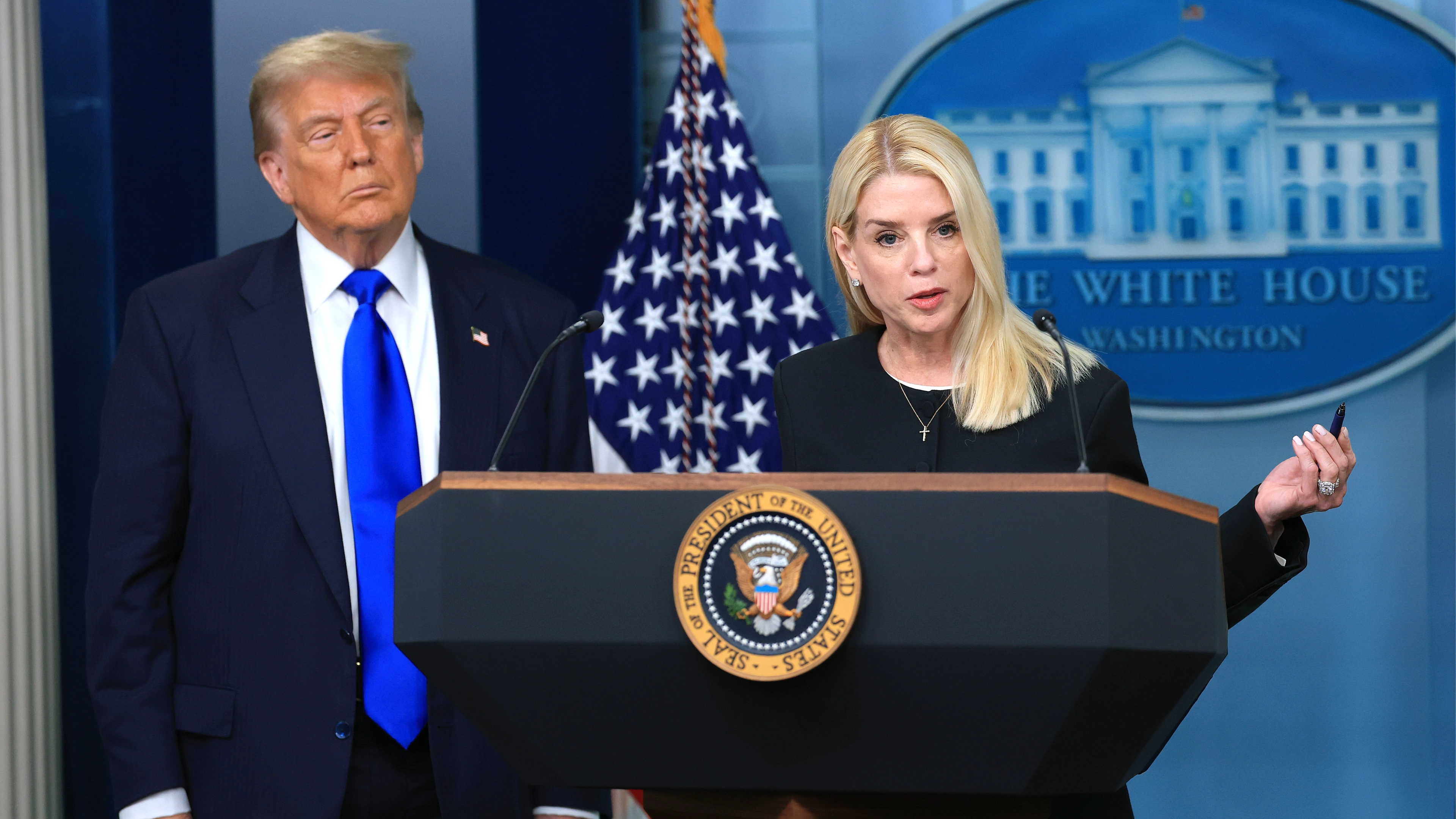 Trump orders Pam Bondi to release Jeffrey Epstein transcript and people believe they have spotted major issue