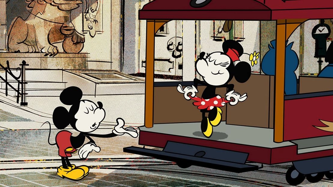 Disturbing reason cartoon characters wear white gloves
