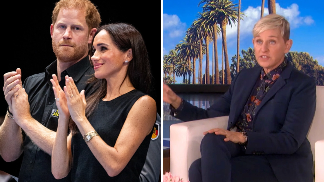 Prince Harry and Meghan Markle’s reaction to Ellen DeGeneres fleeing US has been revealed