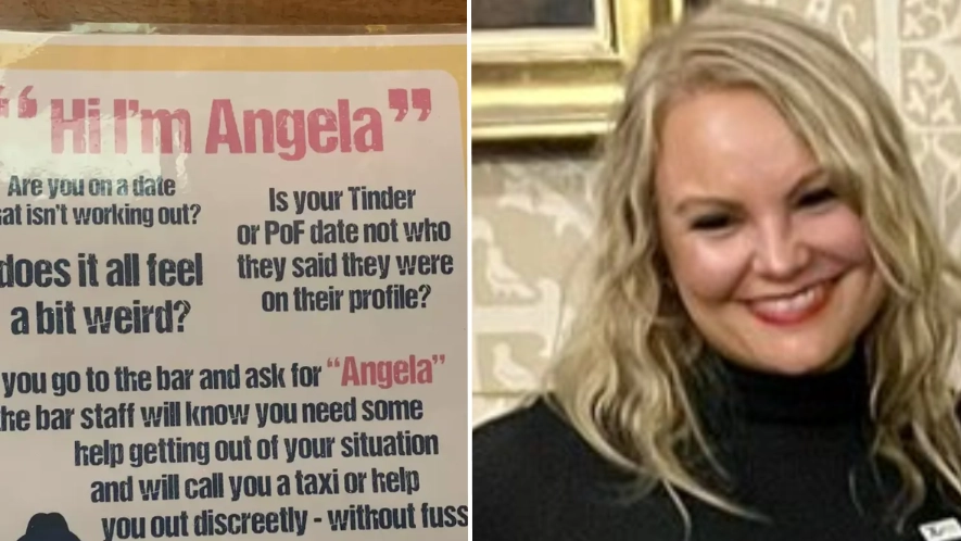 ‘Ask for Angela’ sign you see in most pubs has extremely touching meaning behind its name