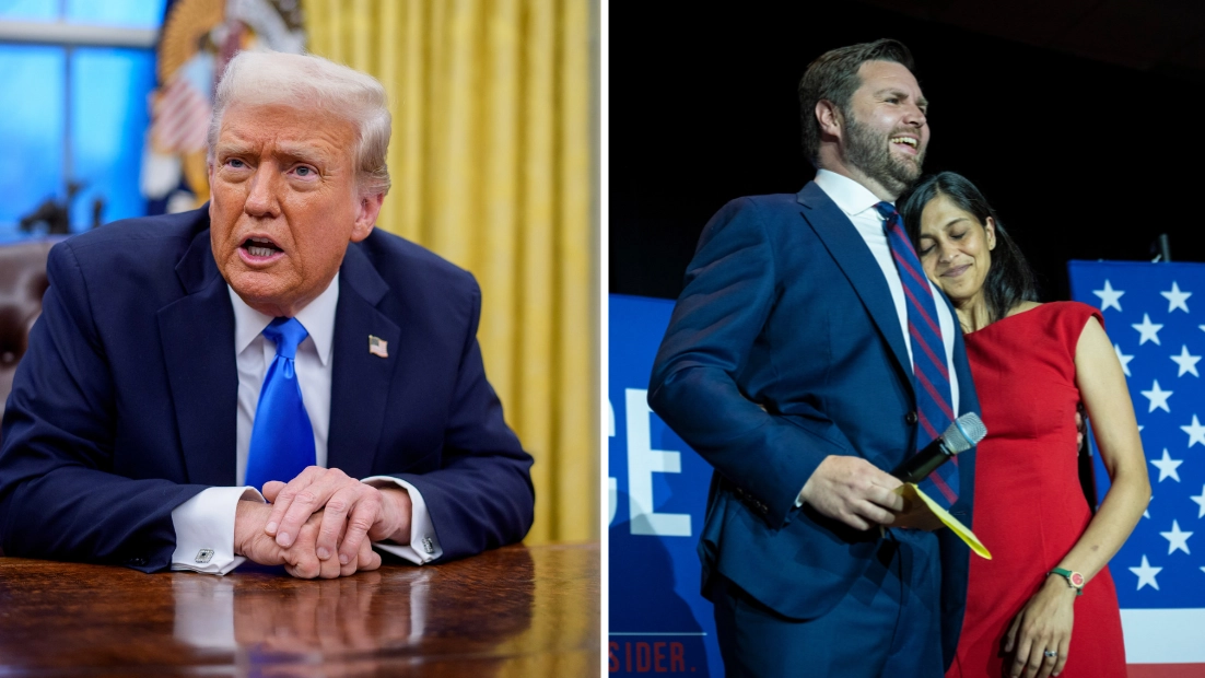 Donald Trump appears to forget JD Vance’s wife Usha’s name in embarrassing blunder