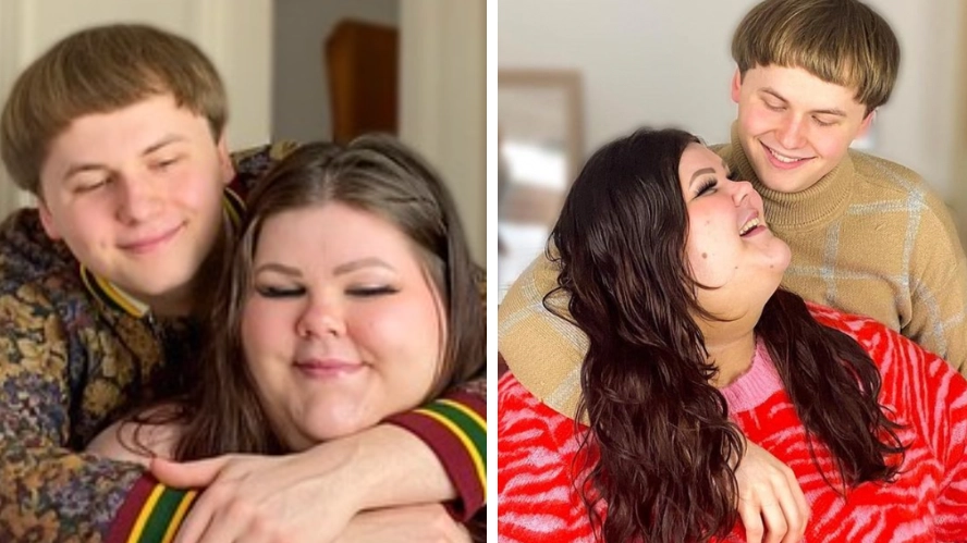 Woman defends relationship and insists boyfriend is not her feeder