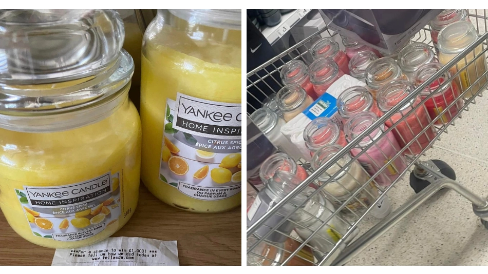 Shoppers scramble to get huge Yankee candles on sale for just £1.50