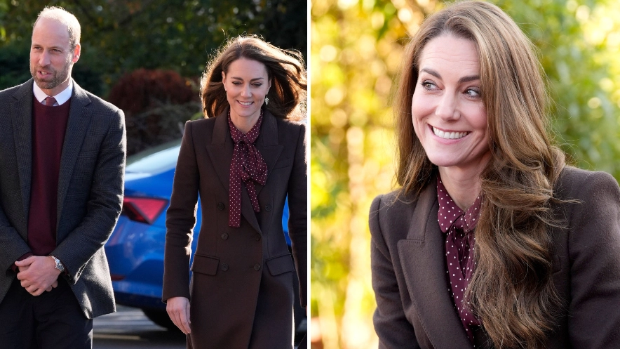 Princess Kate makes surprise public appearance with Prince William in first official engagement since cancer treatment ended