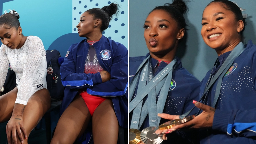 Simone Biles has message for Jordan Chiles after athlete was stripped of bronze medal following score controversy