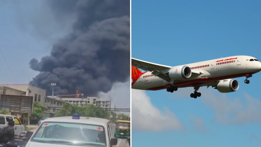 Air India releases statement as plane heading to UK with 242 people on board crashes after take off