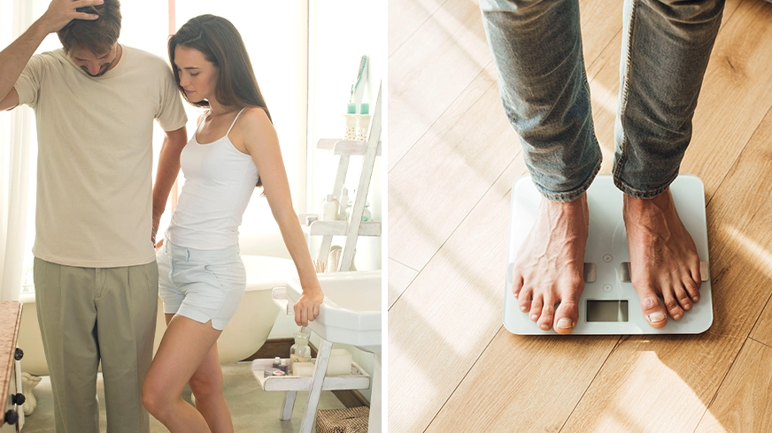 Woman divides opinion after telling her husband she'll divorce him if he gains more weight
