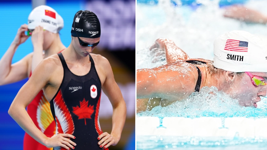 Strict swimming costume rules Olympic athletes must follow as unfortunate optical illusion steals the show