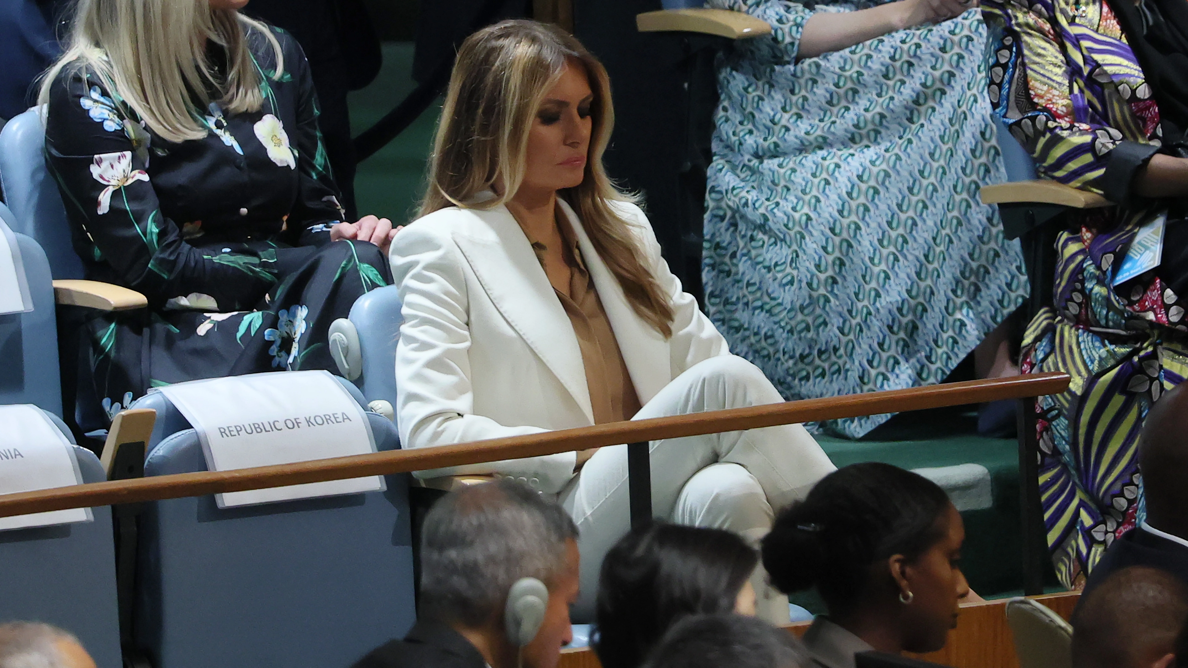 Melania Trump ‘steals the show’ with reaction to husband Donald’s UN ‘roast’