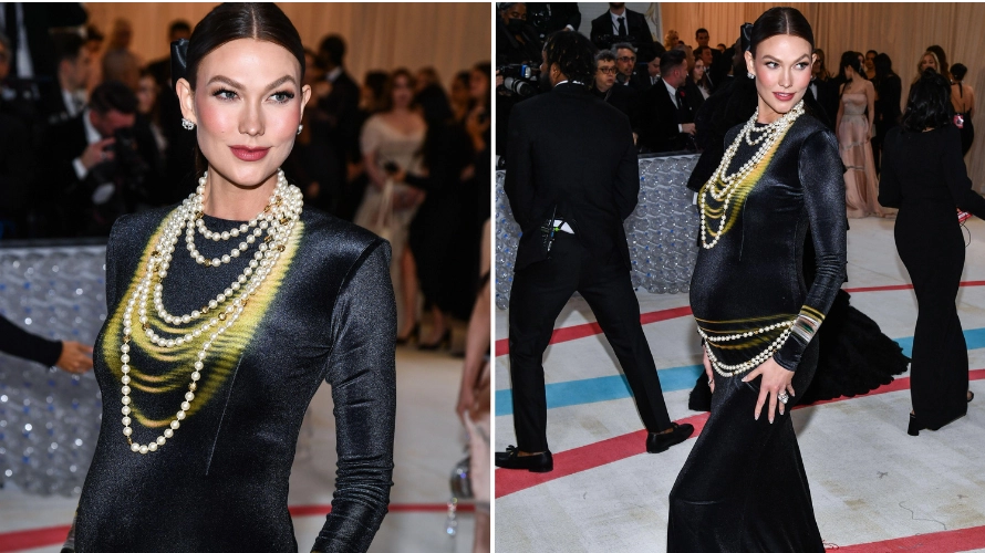 Karlie Kloss announces she’s pregnant with second child at Met Gala