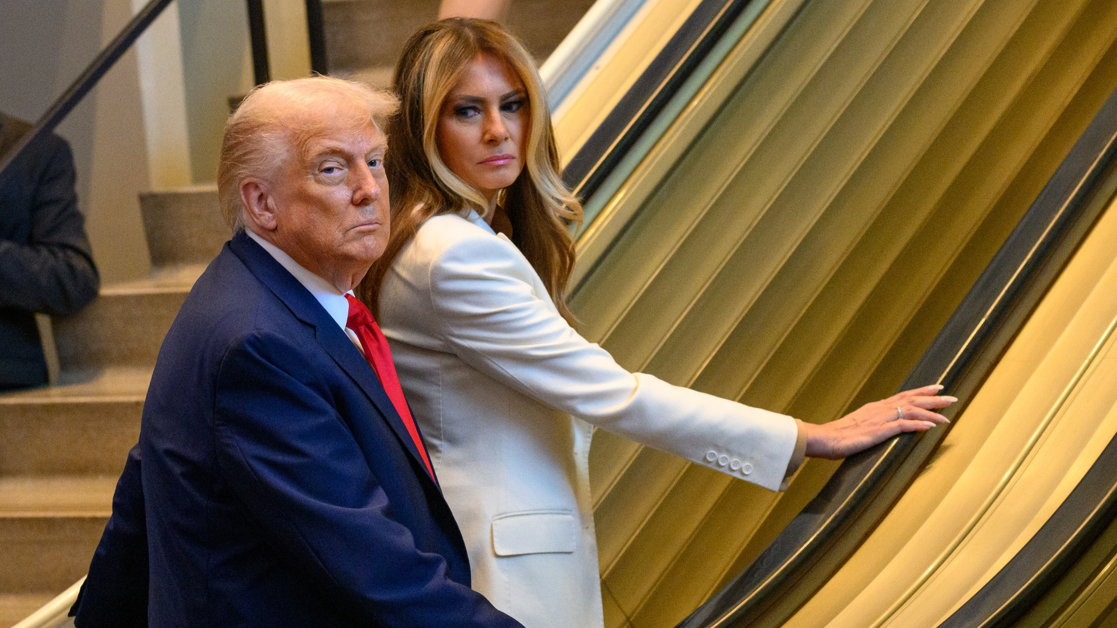 Donald Trump claims he was 'triple sabotaged' at United Nations as he reveals what Melania said to him after speech