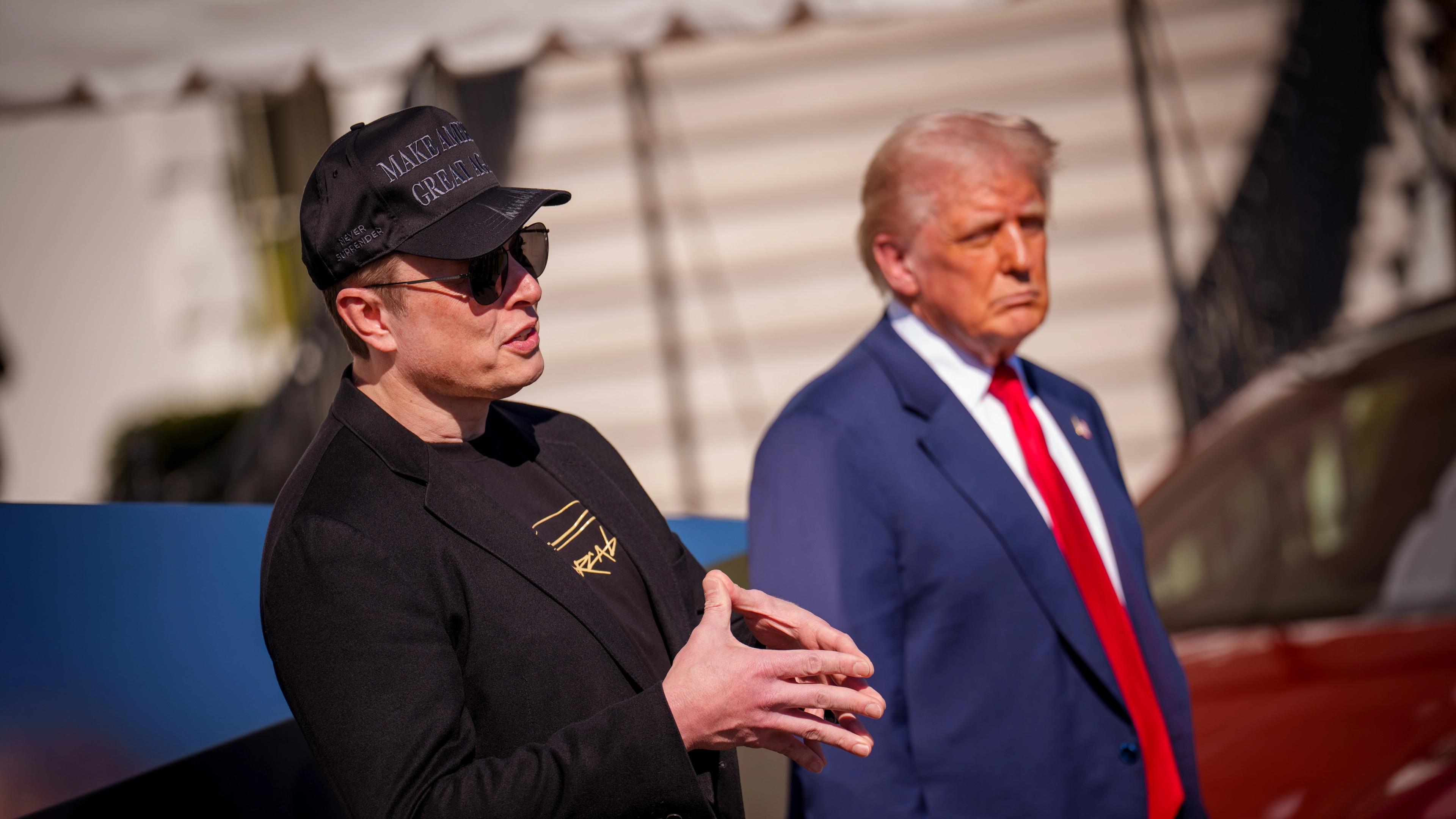 Trump forced to respond after Elon Musk had 'unusual' meeting with defence officials at the Pentagon