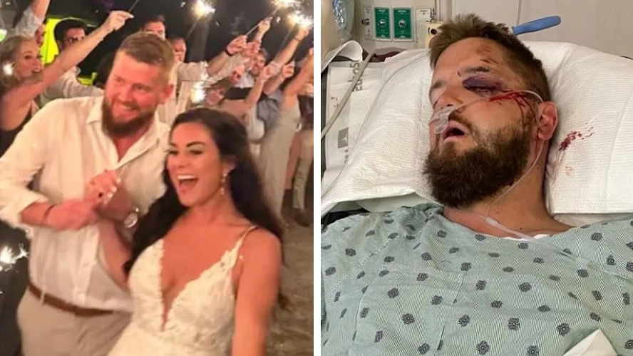 Over $500,000 raised for groom whose wife was killed just minutes after wedding reception
