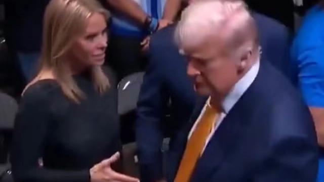 Donald Trump appears to awkwardly snub Robert F. Kennedy Jr’s wife after she tried to shake his hand