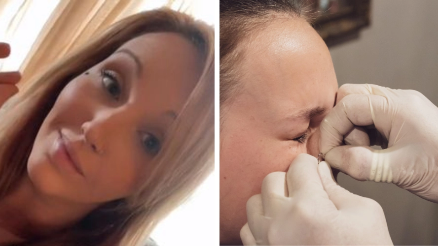 Mum hits back at trolls after allowing nine-year-old daughter to get her nose pierced
