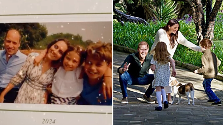 Prince William and Kate Middleton release Christmas card days after Meghan and Harry’s sparks controversy