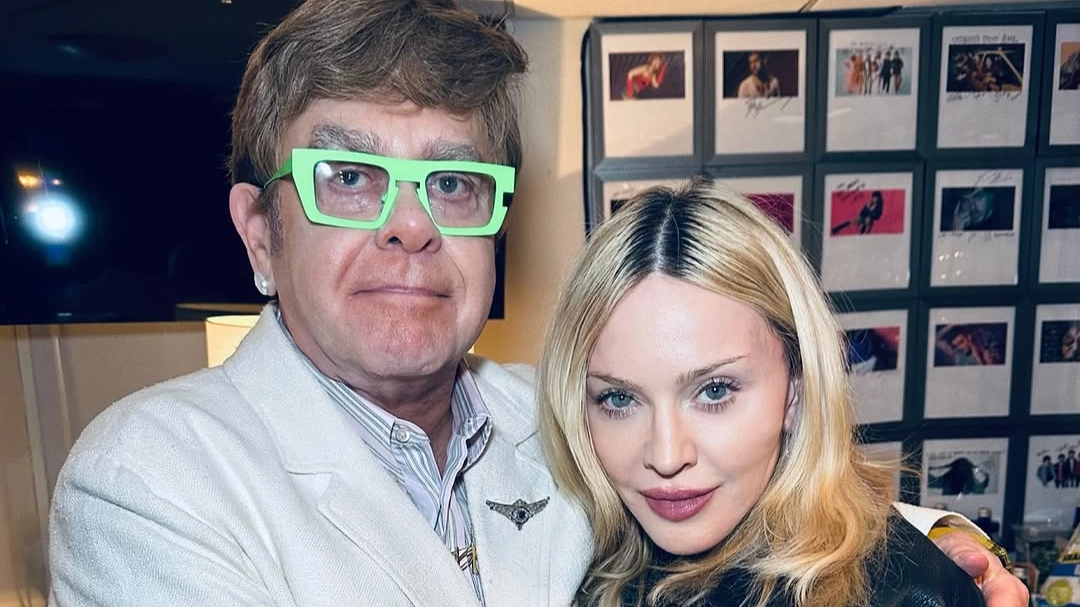 Madonna issues major update after she 'confronted' Elton John over long-term feud
