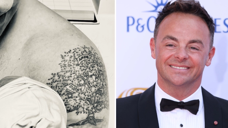 Meaning behind Ant McPartlin’s tattoo after he shares photo announcing birth of new baby