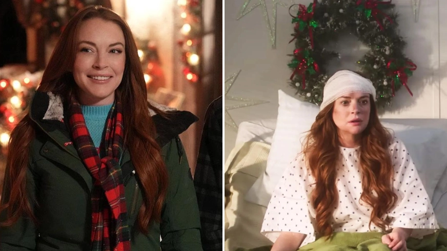 Fans already can't get enough of Lindsay Lohan's new festive Netflix film