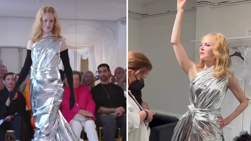 People Are Losing It Over Nicole Kidman's Runway Walk