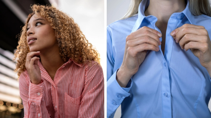 People are only just realising why women's buttons are on the left hand side