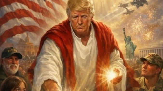 Trump’s AI-generated photo sparks dark conspiracy