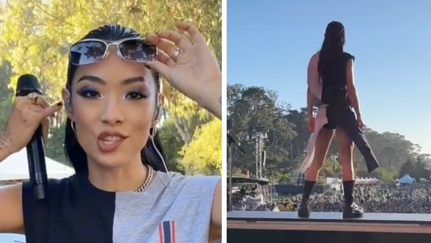 Singer shares what she hears in her ears while performing on stage