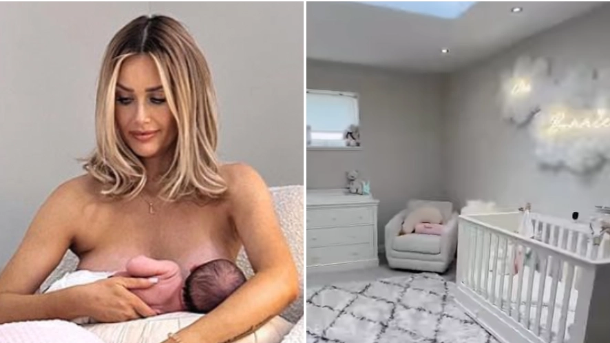 Laura Anderson mum-shamed after showing off newborn daughter Bonnie’s nursery