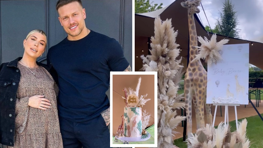 First Look At Olivia Bowen's Baby Shower