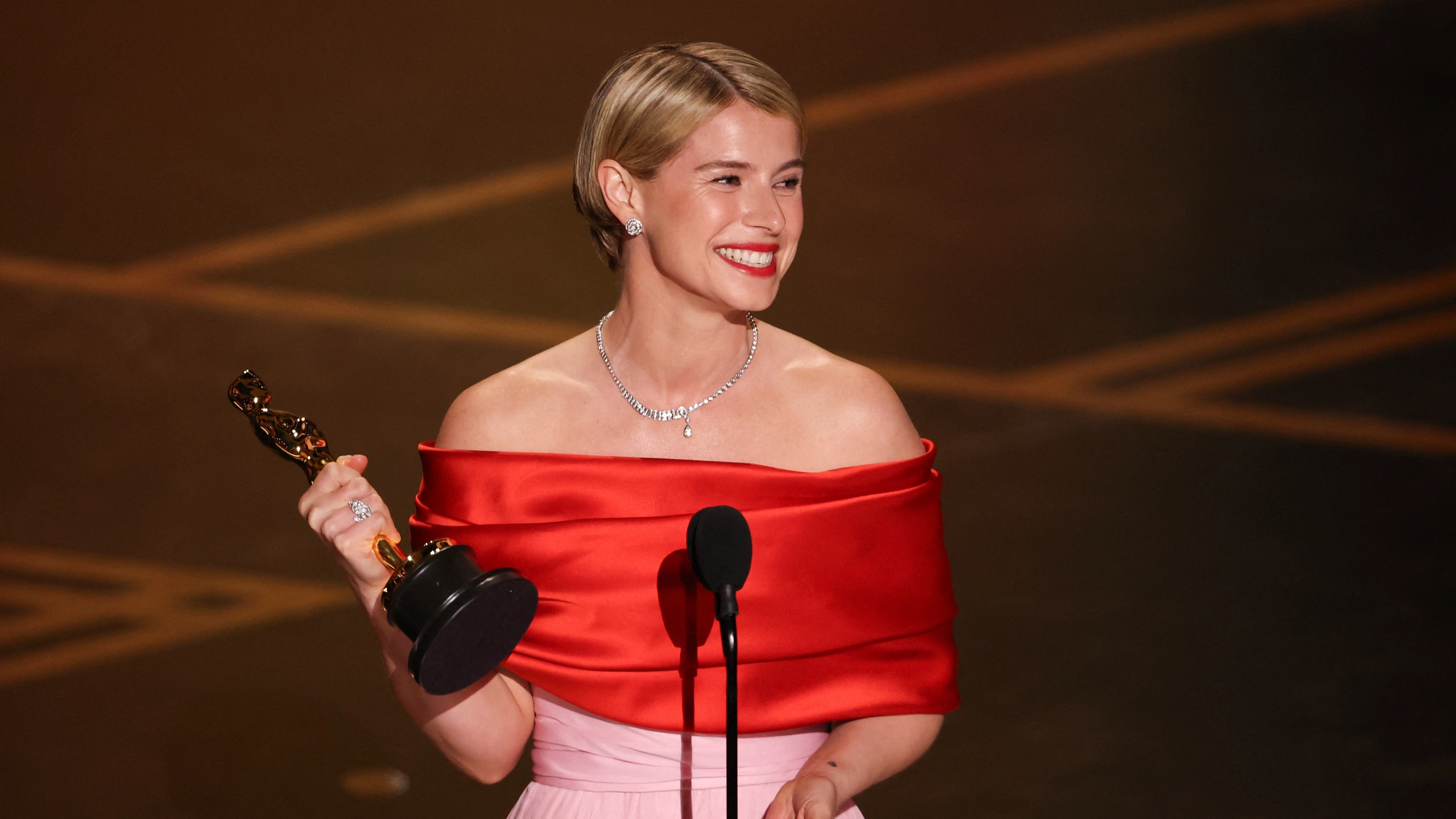 Jessie Buckley makes history by winning an Oscar for best actress