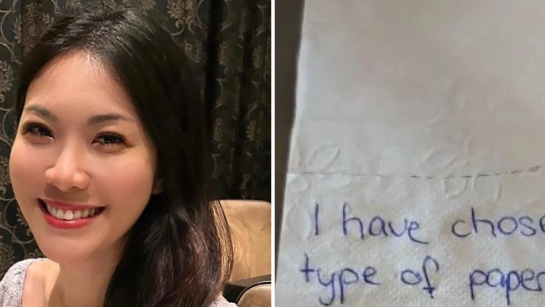 Woman reveals employee's brutal resignation letter that was given to boss on toilet paper