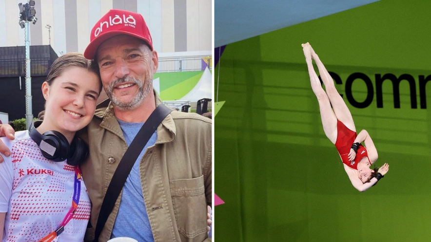 First Dates' Fred Sirieix 'crying' as daughter wins another gold medal at Commonwealth Games