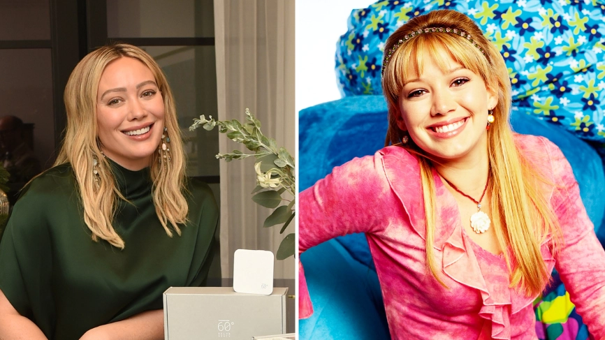 Hilary Duff announces she’s pregnant in adorable Christmas card