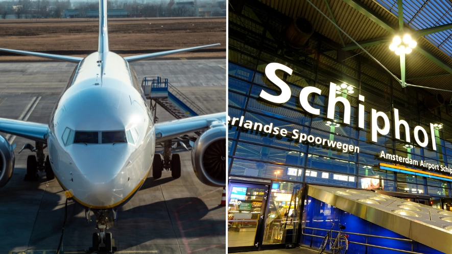 Person dies after being sucked into plane engine at Amsterdam airport in front of passengers