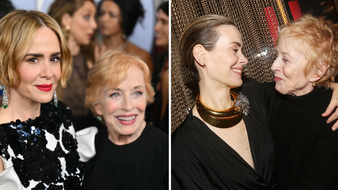 Sarah Paulson, 49, calls out one major inconsistency after receiving ‘horrifying’ comments about 81-year-old girlfriend Holland Taylor