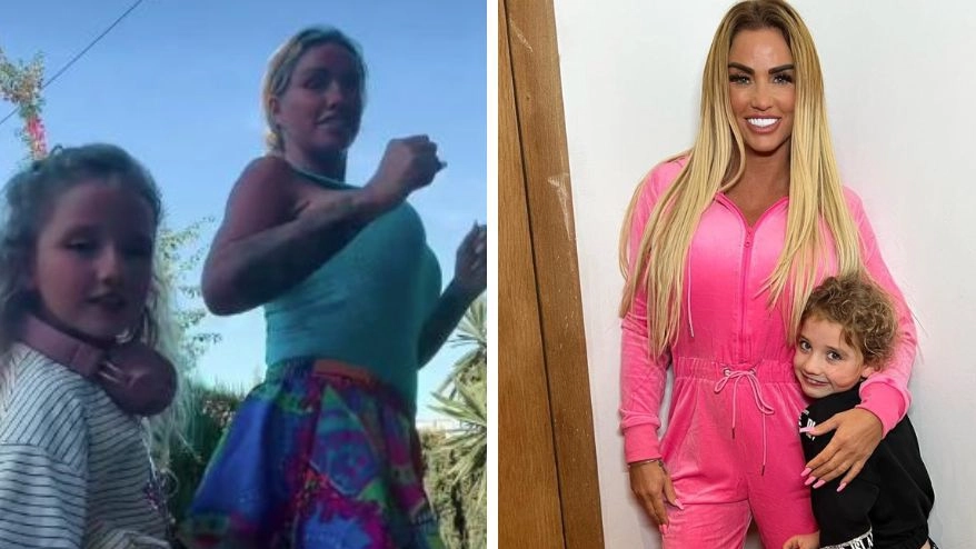 Katie Price fans divided as she posts video of eight year old daughter with makeup