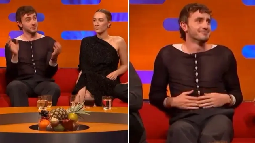 Body language expert makes key point about Paul Mescal after Saoirse Ronan called out his joke on Graham Norton show