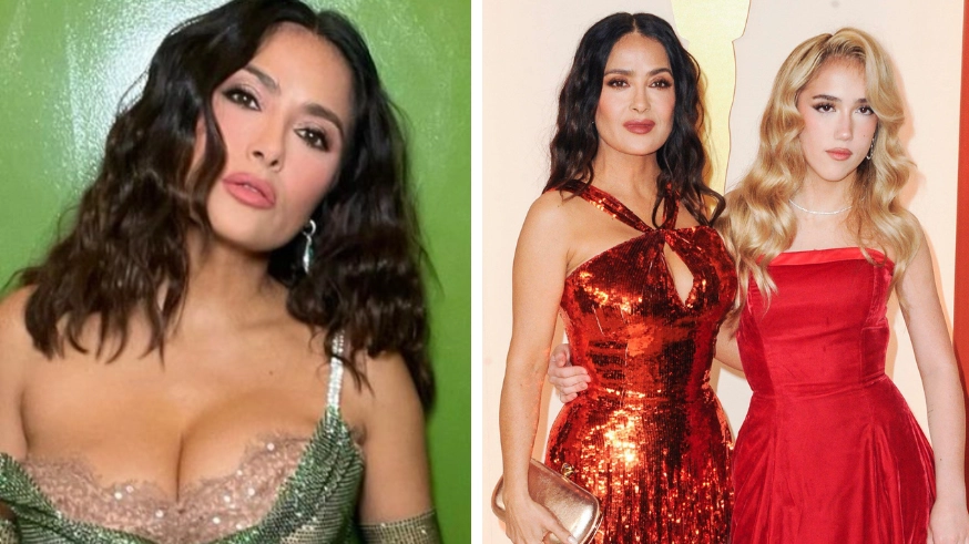 Salma Hayek's daughter Valentina rewore her mum's 1997 dress to the Oscars