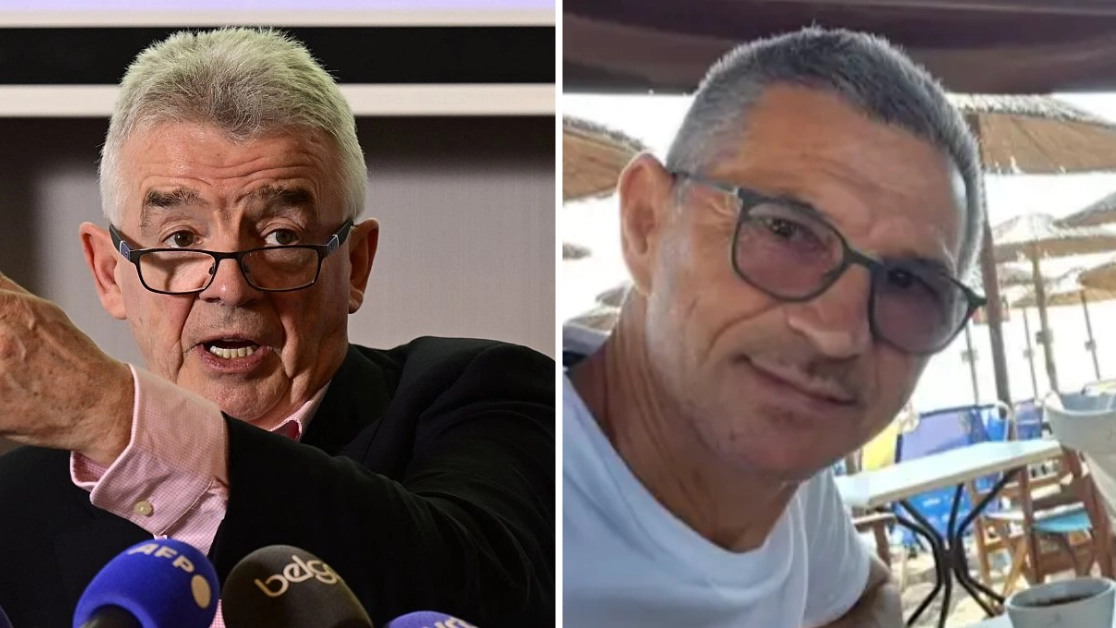 Ryanair CEO responds to claims a man was partially sucked out of a plane window and wife saved him