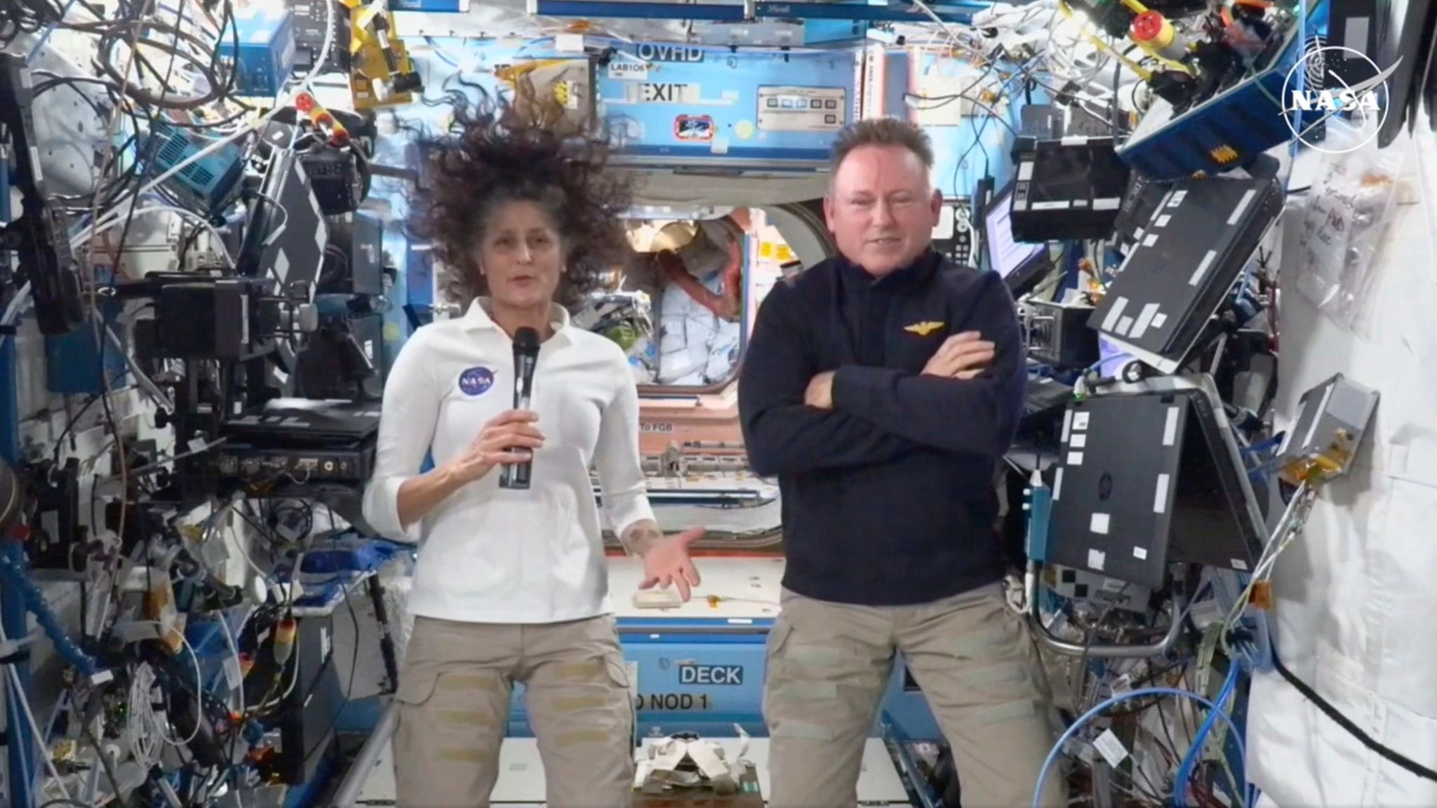 Stranded NASA astronauts reveal one thing they must do every day in space to combat worrying health condition