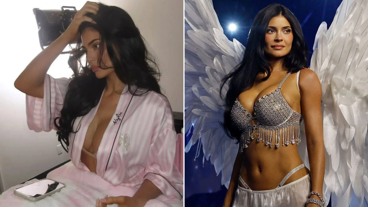 Kylie Jenner wore a Victoria's Secret robe ahead of her show debut and it can be yours for just £50