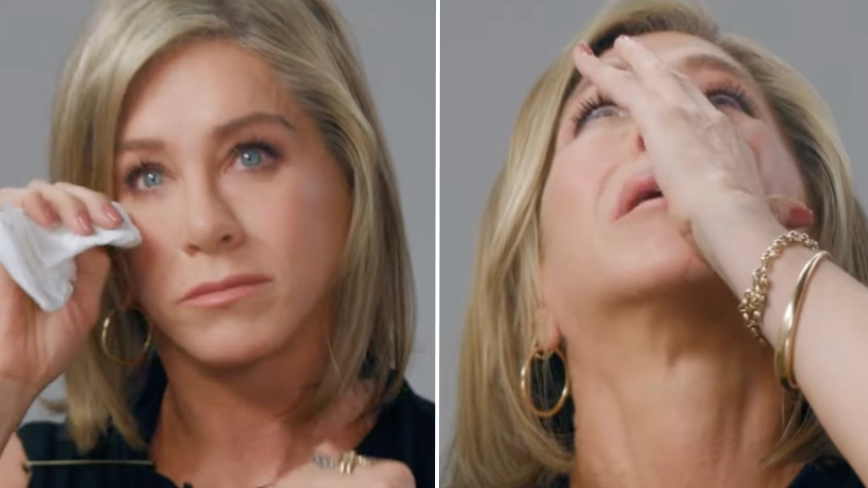 Jennifer Aniston breaks down in tears when asked about Friends as she reflects on the show
